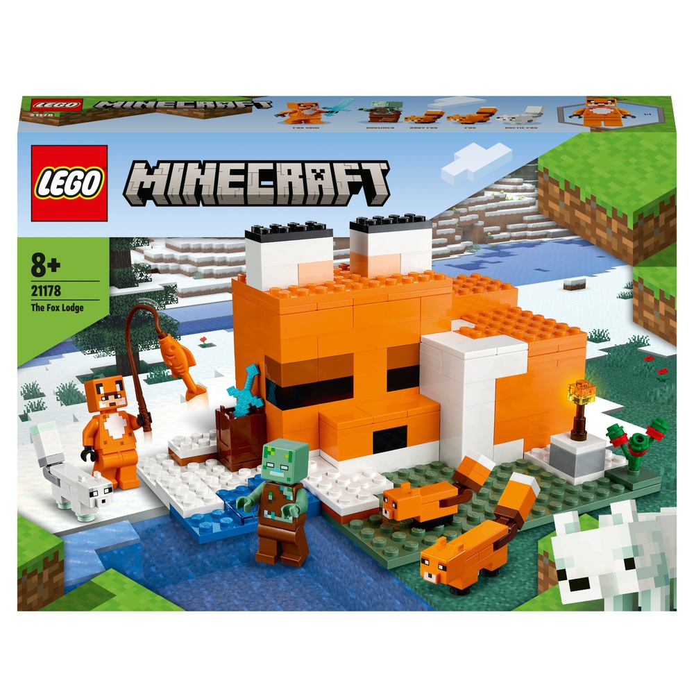 21178 - LEGO® Minecraft - Le refuge renard LEGO : King Jouet, Lego, briques  et blocs LEGO - Jeux de construction