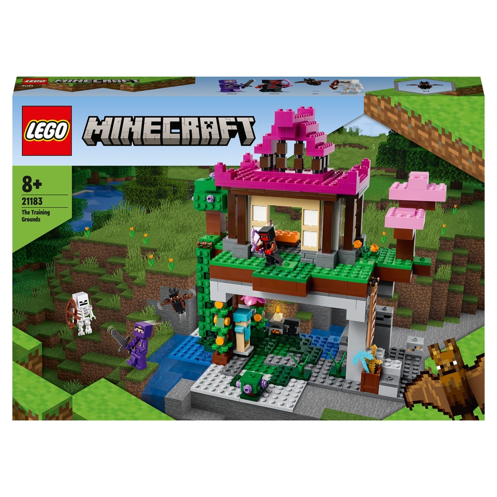 LEGO Minecraft 21183 Training Grounds Cave House Set | Smyths Toys UK