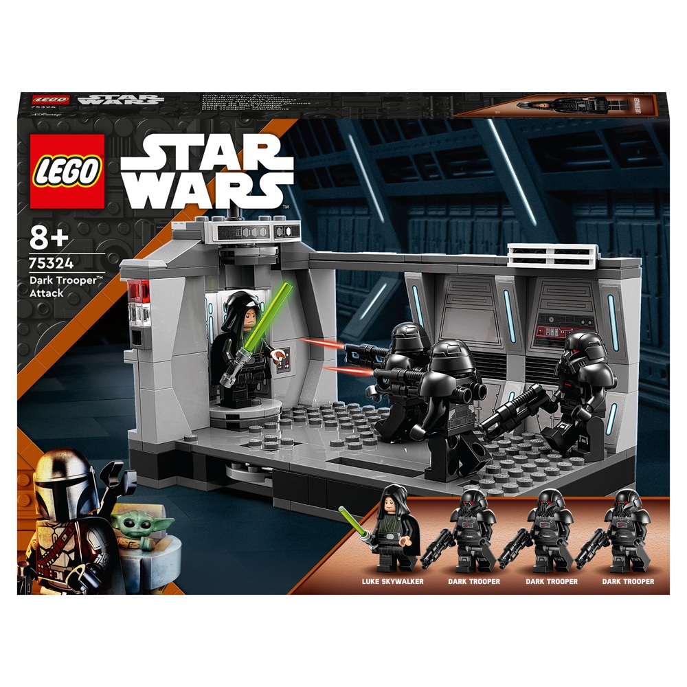 LEGO Star Wars - L'Attaque des Dark Troopers Mandalorian, avec Minifigure - 75324 | Toys France