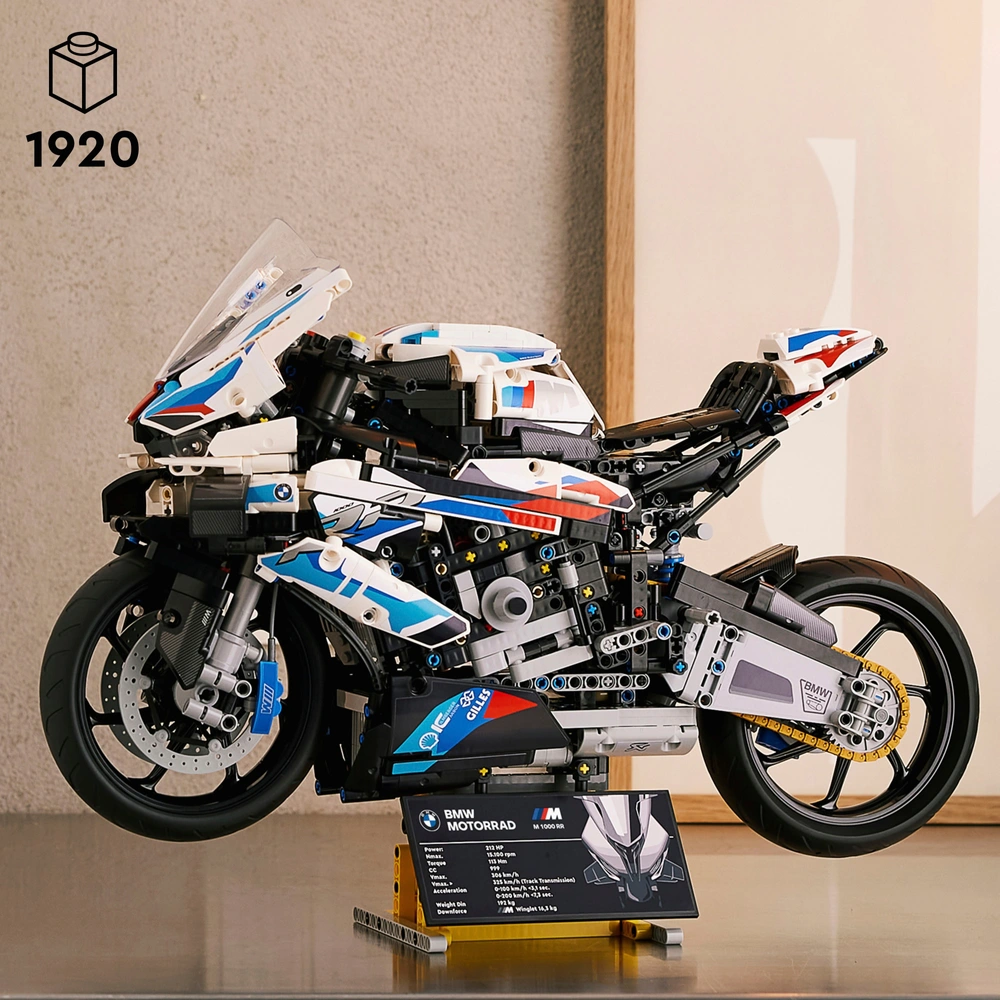 LEGO Technic 42130 BMW M 1000 RR Motorcycle Model Set for Adults
