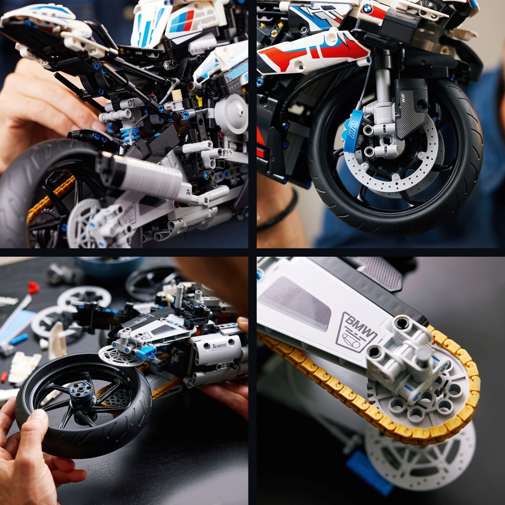LEGO 42132 Technic Motorcycle 2 in 1 Toy Model Building Set - Smyths Toys 