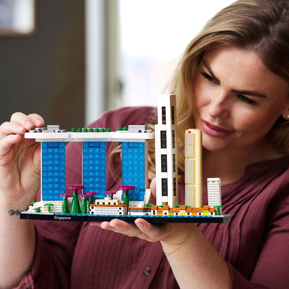 LEGO Architecture Set 21057 Singapur Skyline Modell für Erwachsene