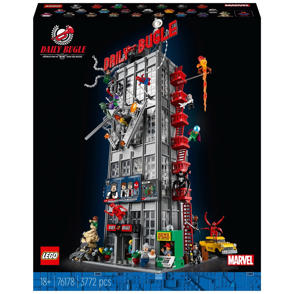 LEGO Marvel Spider-Man 76178 Daily Bugle Set for Adults | Smyths Toys UK