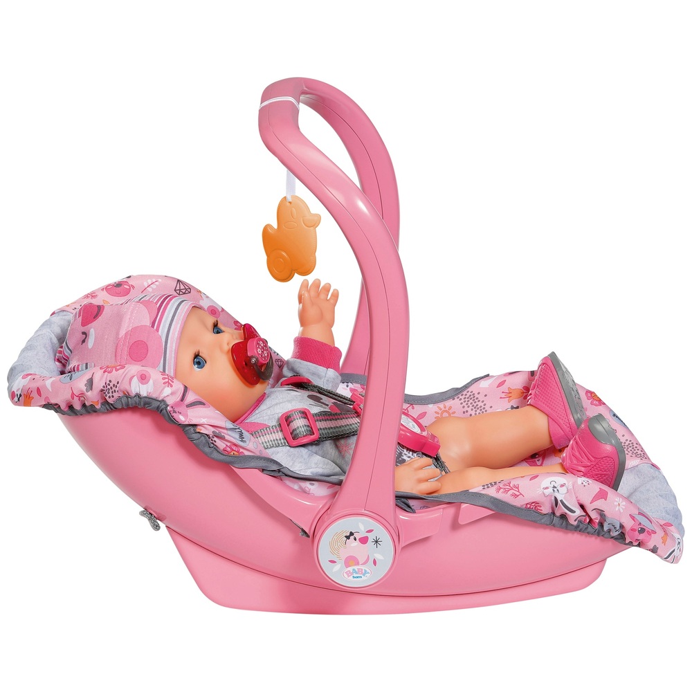 BABY born Komfort Babysitz und Babyschale in Rosa | Smyths Toys Schweiz