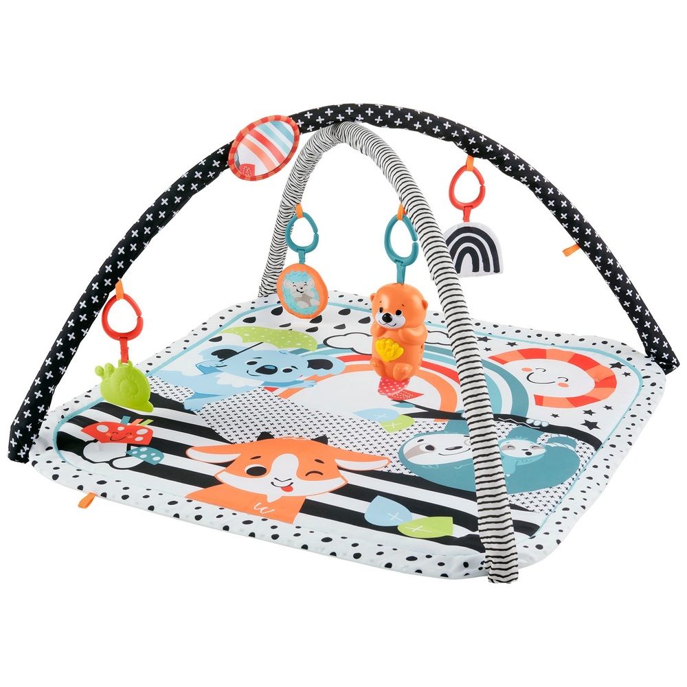 Nauwgezet filter koppeling Fisher-Price speelkleed 3-in-1 Dierenvrienden contrast-speelmat met  speelboog | Smyths Toys Nederland