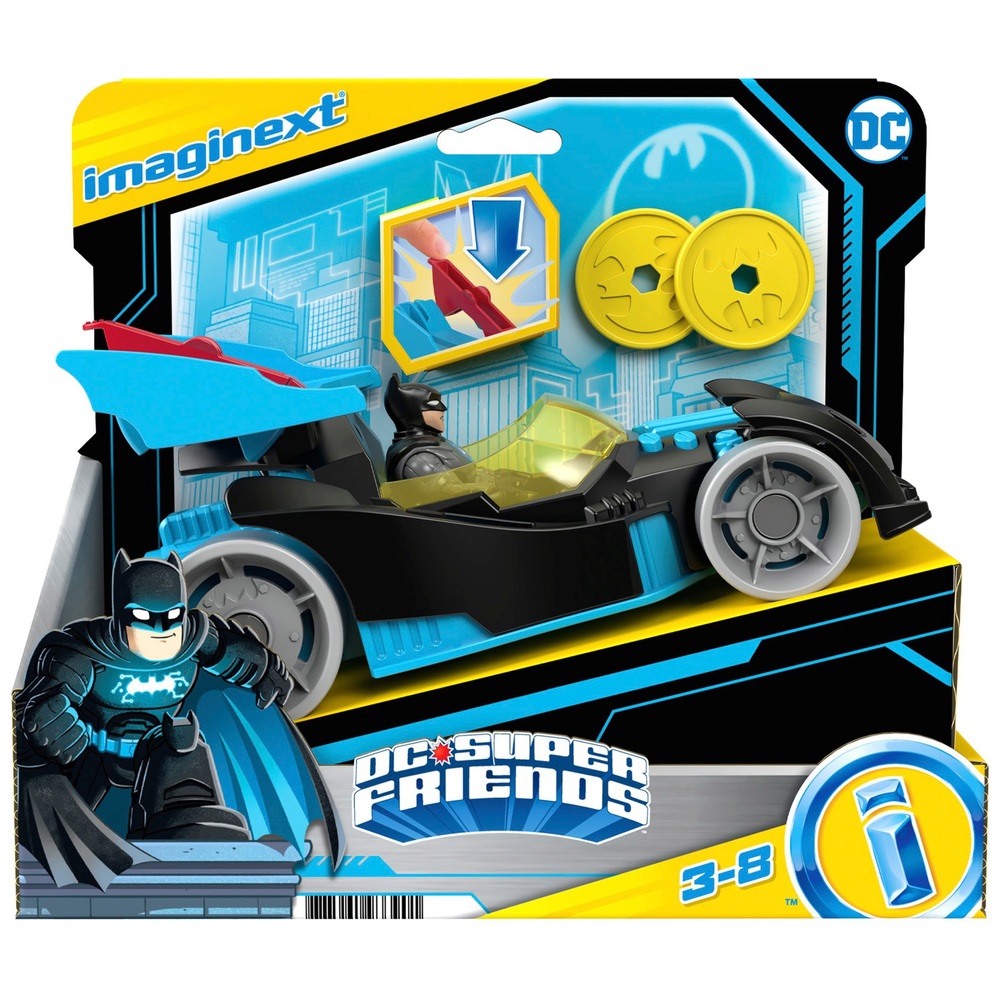 Imaginext DC Super Friends Batman Bat-Tech Racing Batmobile | Smyths Toys UK