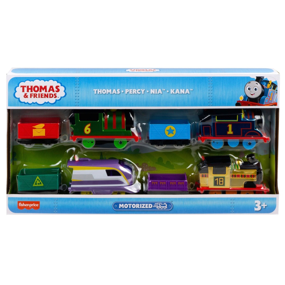 Thomas And Friends Thomas Nia Percy And Kana Motorized Engine 4 Pack Smyths Toys Ireland