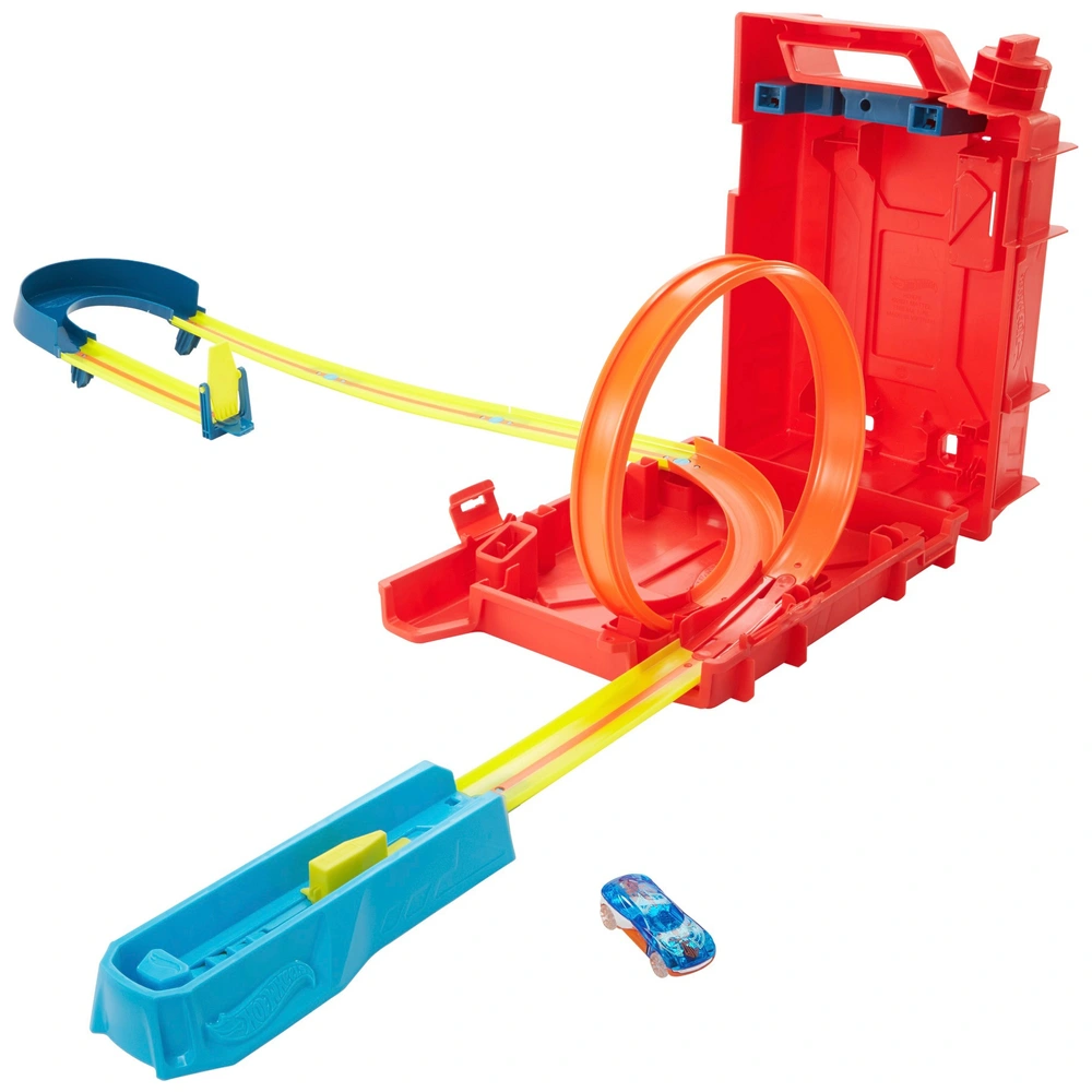 Hot Wheels Track Builder Fuel Can Stunt Box Playset Smyths Toys UK