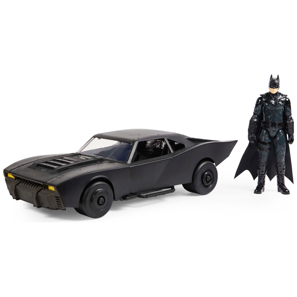 DC Comics Batman Batmobile with 30cm Batman Figure | Smyths Toys UK