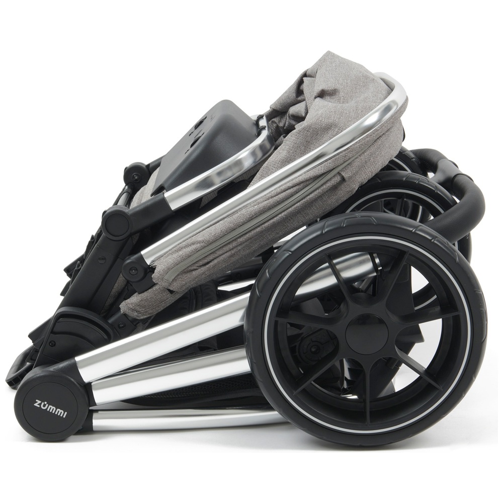 Zummi Solo 3-in-1 Travel System Chrome & Car Seat | Smyths Toys UK