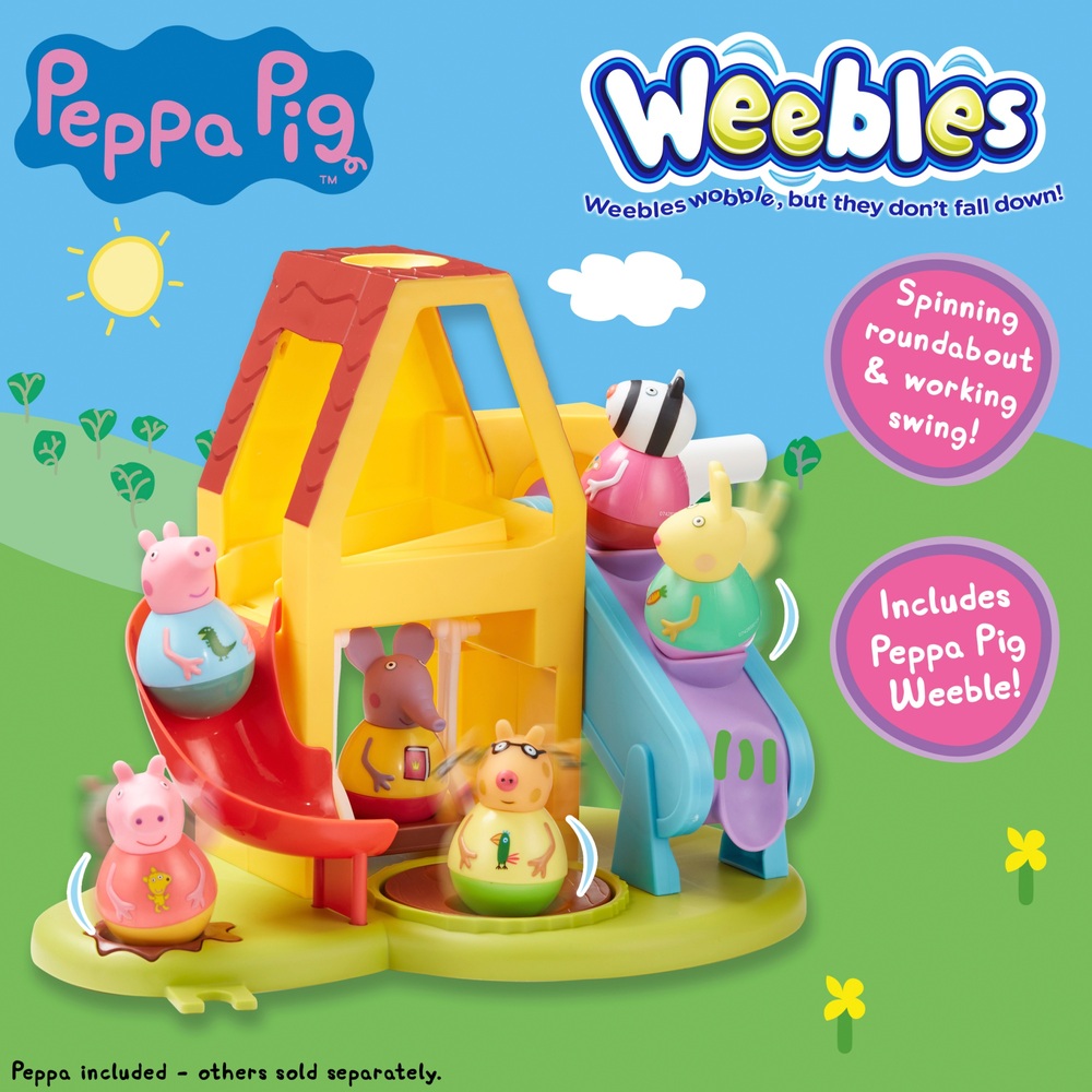 Peppa Pig Weebles Wind and Wobble Playhouse Smyths Toys UK