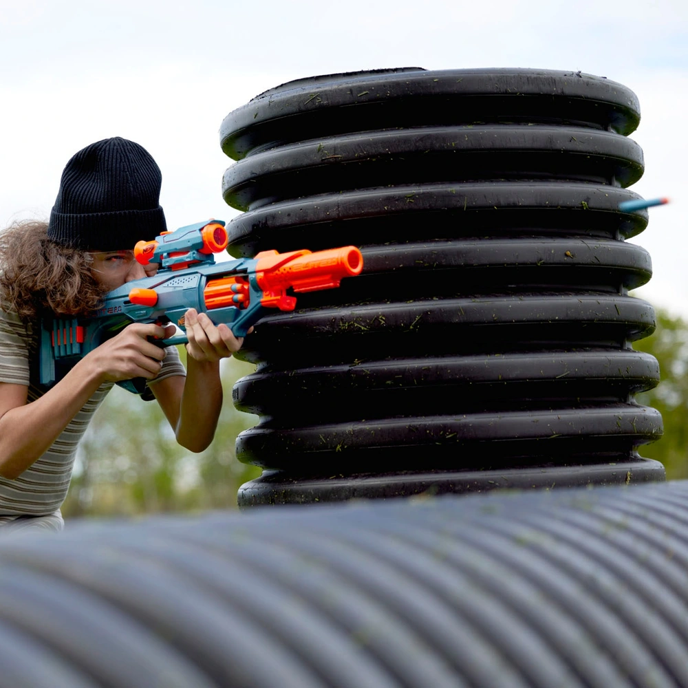 Nerf Elite 2.0, blaster à verrou Eaglepoint RD-8, barillet 8 fléchettes Nerf Elite 2.0, blaster à verrou Eaglepoint RD-8, barillet 8 fléchettes