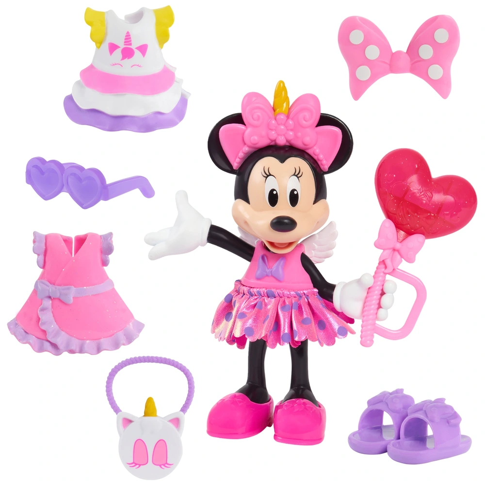 Disney Junior Doll Minnie Mouse Fabulous Fashion Set Smyths Toys UK