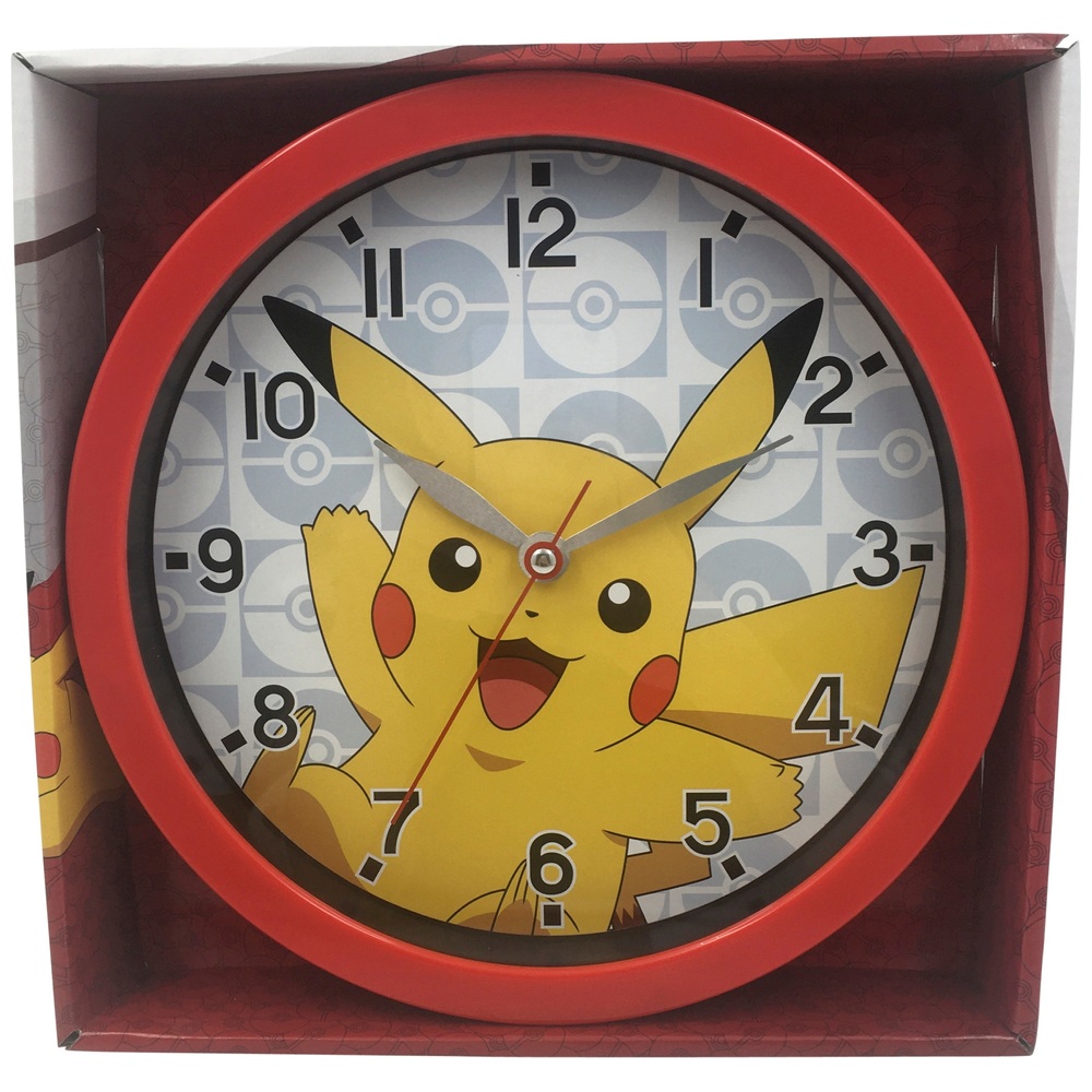Pokémon Wall Clock Smyths Toys UK