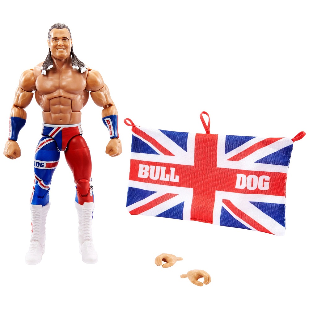 Mattel WWE Elite 82 Davey Boy Smith The British Bulldog Wrestling Figure  Shopee Malaysia