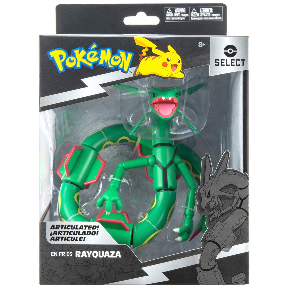 Bediening mogelijk bagageruimte T Pokémon Select figuur Rayquaza | Smyths Toys Nederland