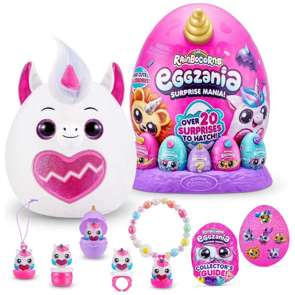 Rainbocorns Eggzania Series 1 Surprise Mania Unicorn by ZURU | Smyths ...