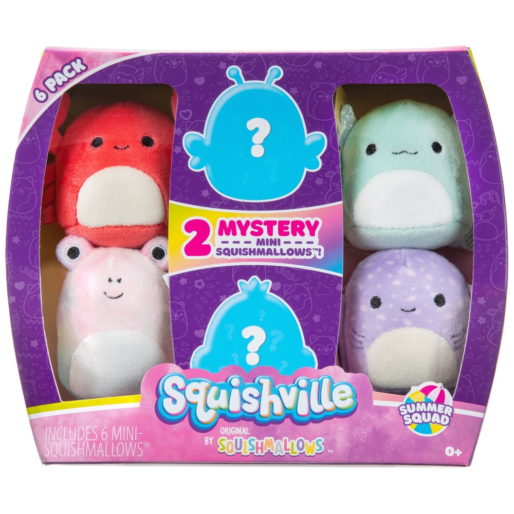 Squishville 6 Pack Summer Squad | Smyths Toys UK