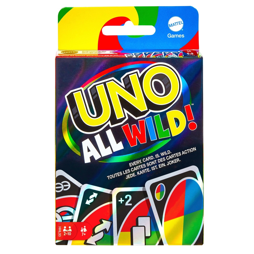 Uno Replacement Deck Includes Bonus Customizable Wild Cards! 