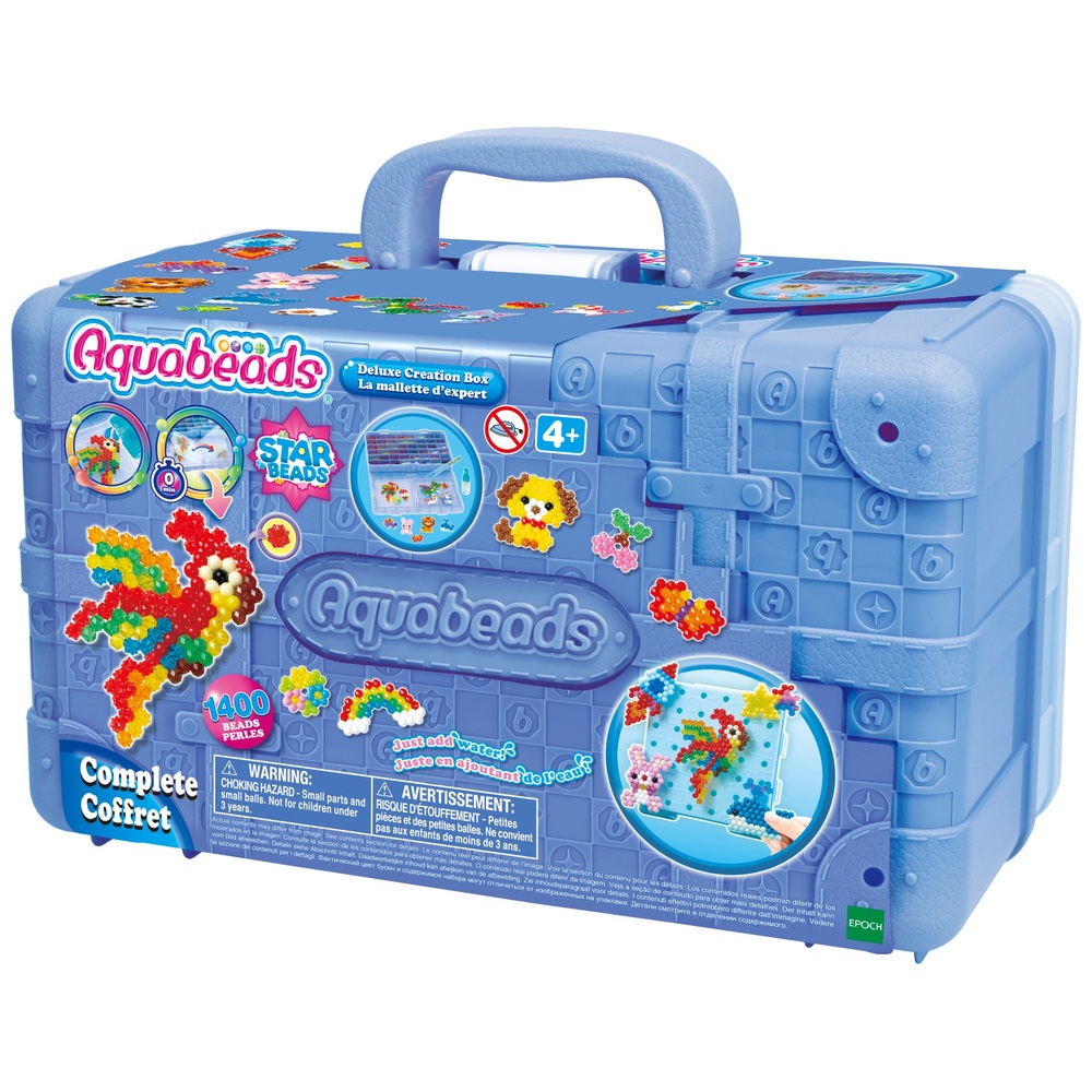 Aquabeads Deluxe Carry Case, Complete Arts & Crafts Bead Kit for Children -  Over 1,400 Beads
