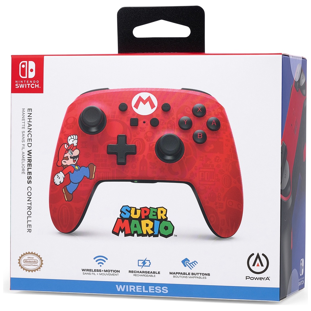 PowerA Enhanced Wireless Controller Rechargeable for Nintendo Switch