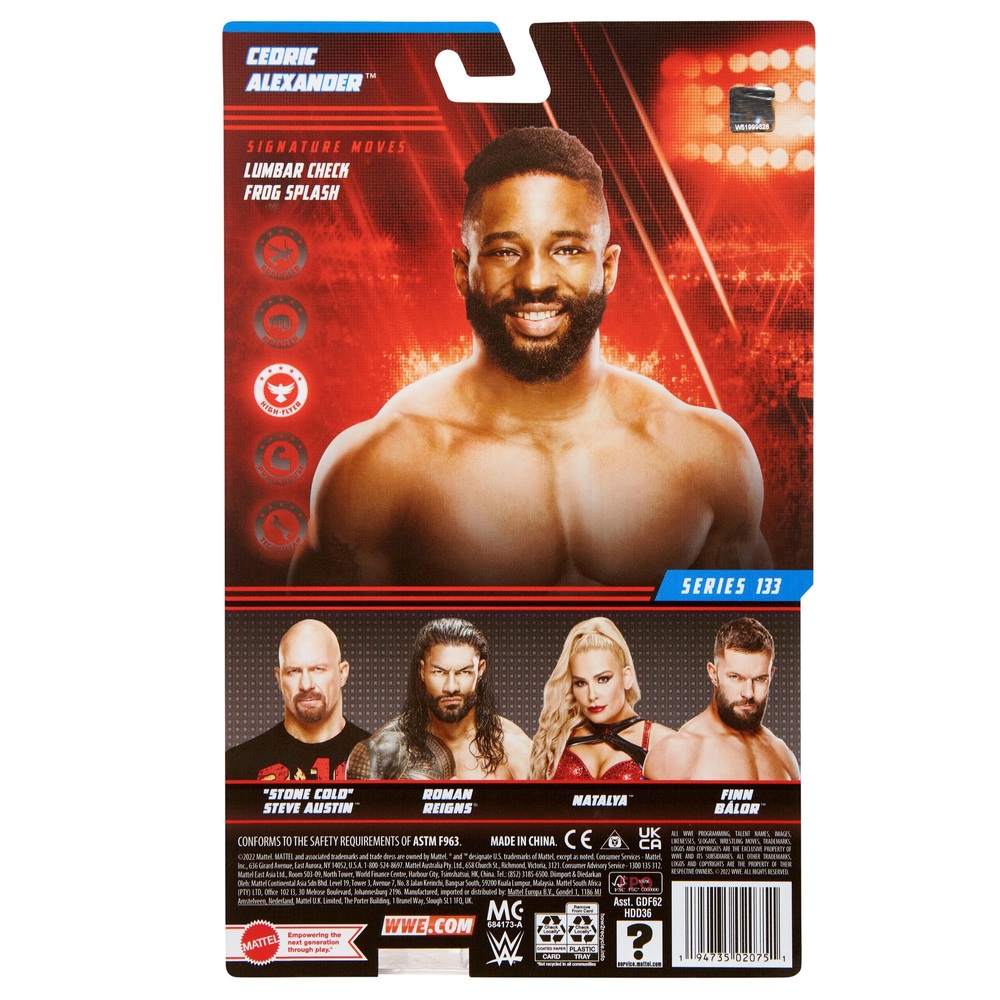 WWE Basic Series 133 Cedric Alexander | Smyths Toys UK