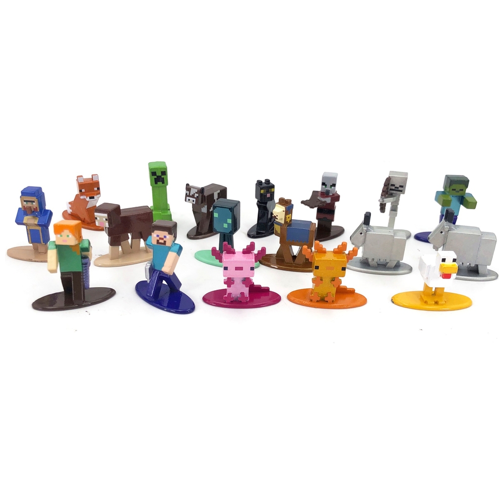 JADA TOYS: Minecraft Nano Metalfigs Mini figurines moulées sous
