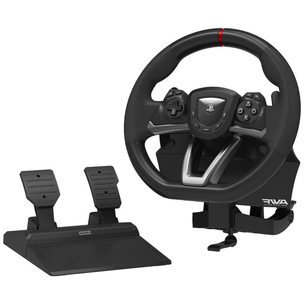 HORI PlayStation Gaming Lenkrad APEX Racing Wheel mit Pedalen für