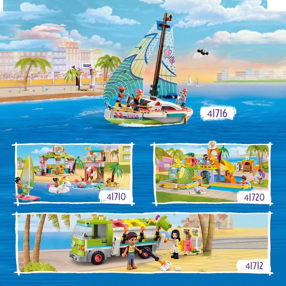 LEGO 41710 Friends Surfer Beach Fun Holiday Set Mini Dolls Smyths 