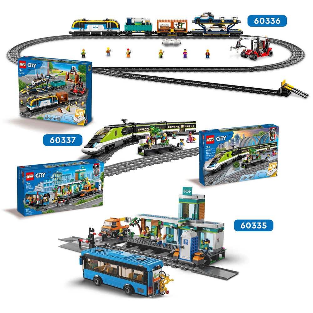 Lego city train télécommandé