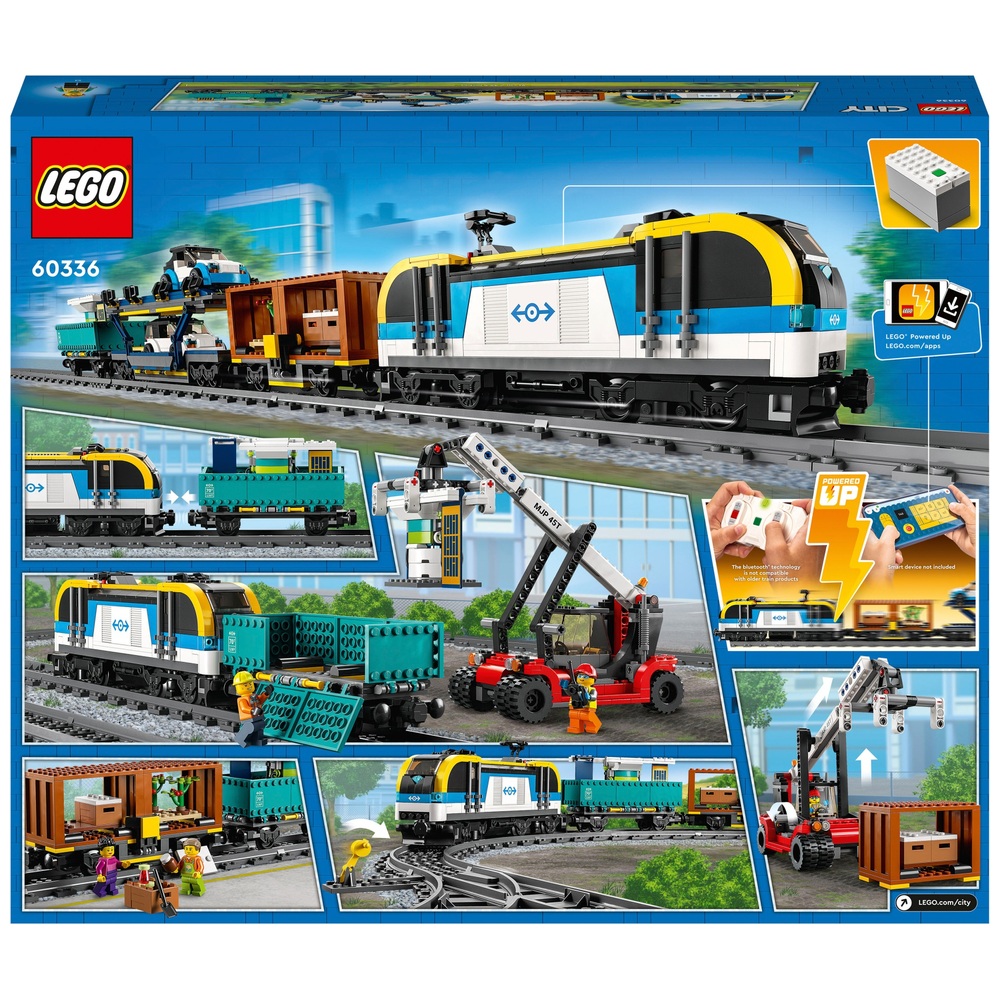 Regeneratief Ouderling Verraad LEGO City 60336 Goederentrein met kraanwagen set | Smyths Toys Nederland