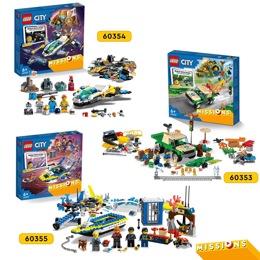 LEGO City Set 60354 Erkundungsmissionen im Weltraum | Smyths Toys ...
