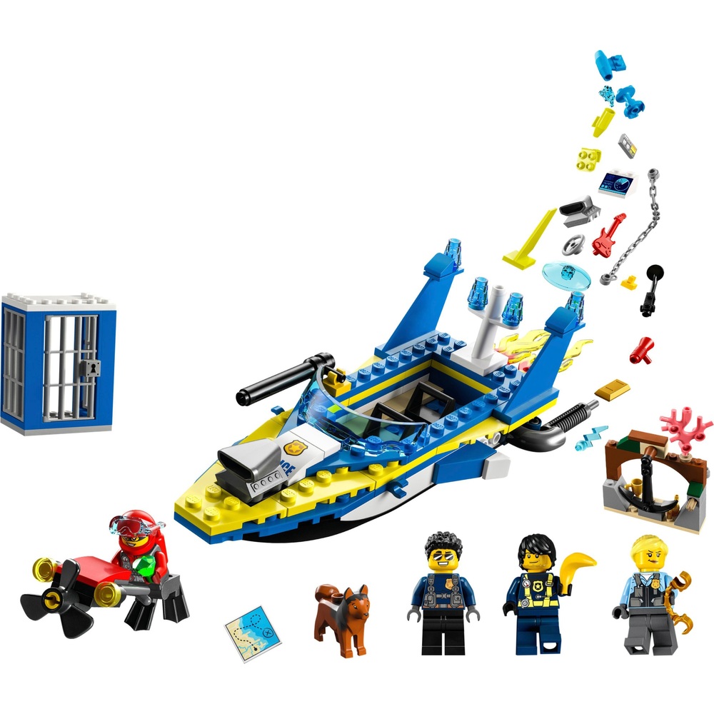 LEGO 60355 City Water Police Detective Missions Set with App | Smyths ...