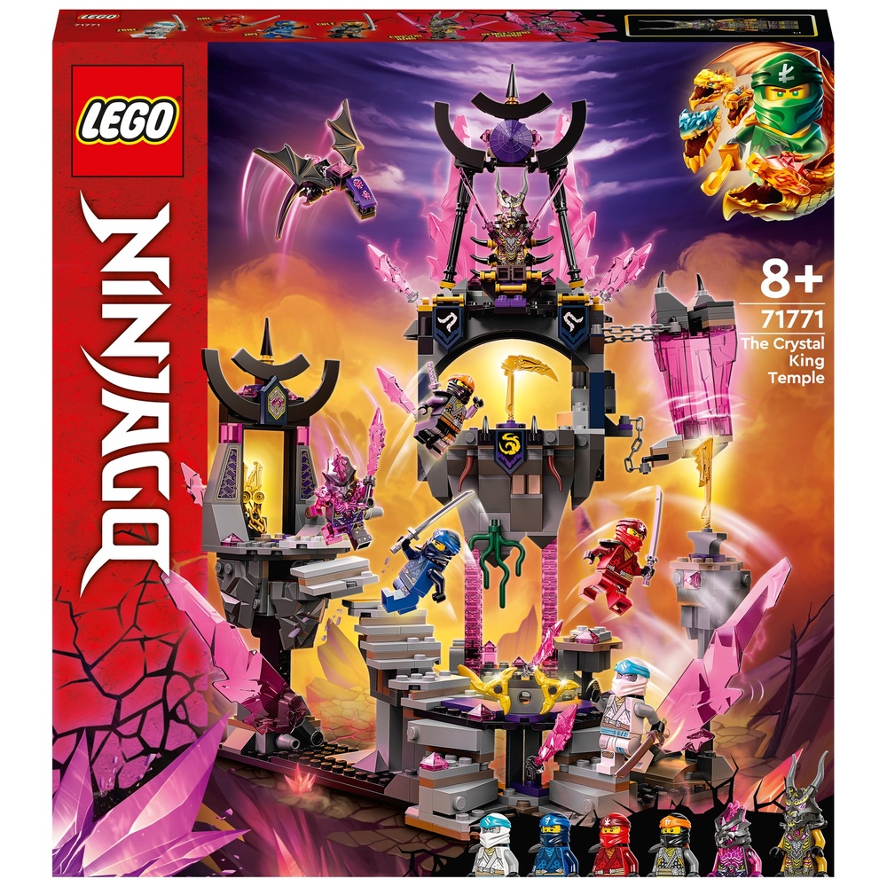 misdrijf Schijnen versterking LEGO NINJAGO 71771 De Tempel van de Kristalkoning set | Smyths Toys  Nederland