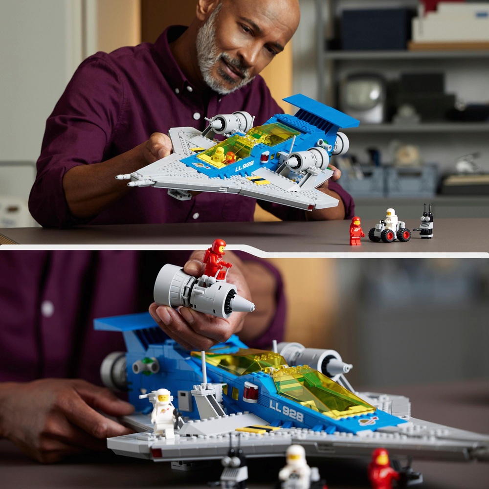 LEGO Icons 10497 Galaxy Explorer Model Spaceship Set | Smyths Toys UK