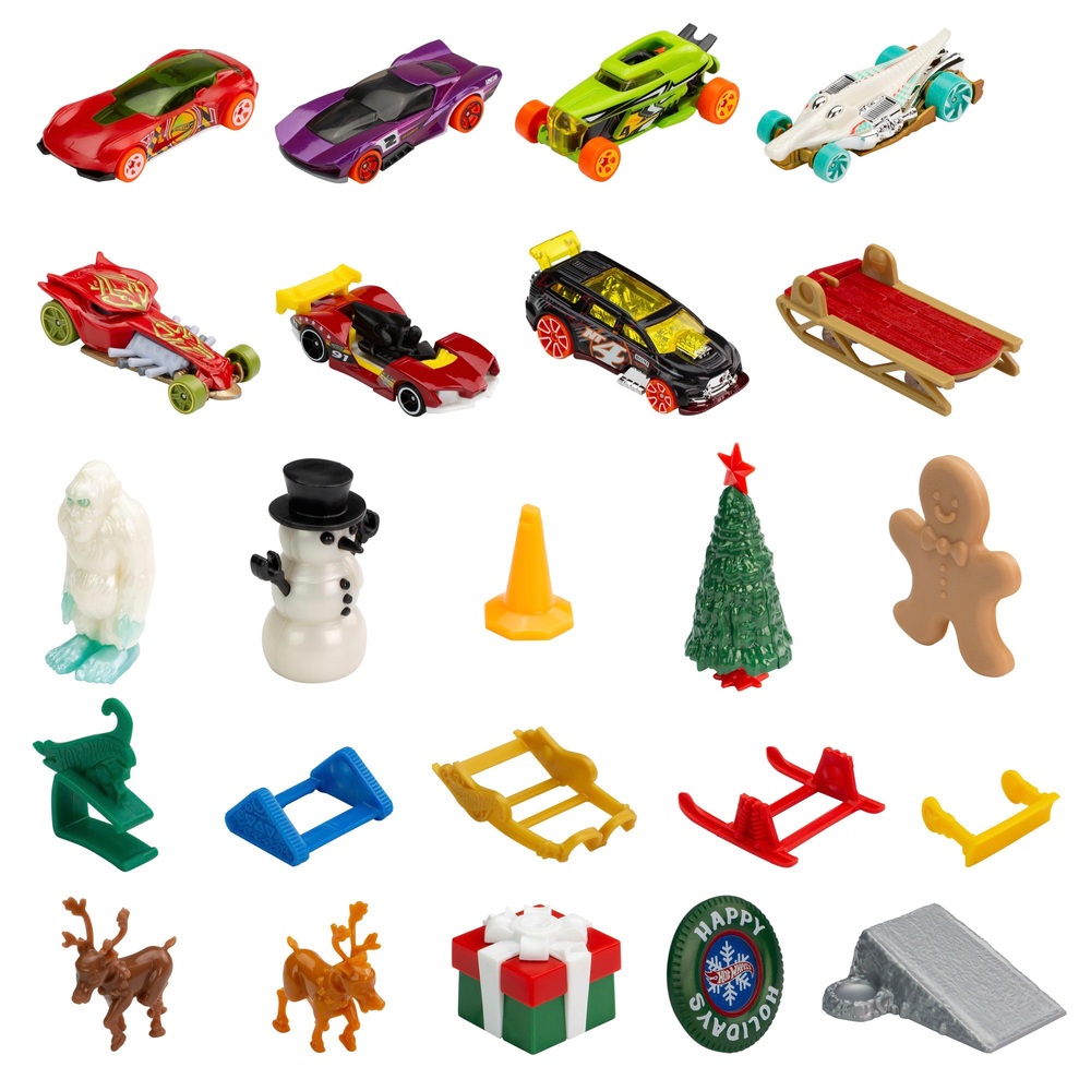 Hot Wheels Advent Calendar 24 Day Holiday Surprises With Cars And 