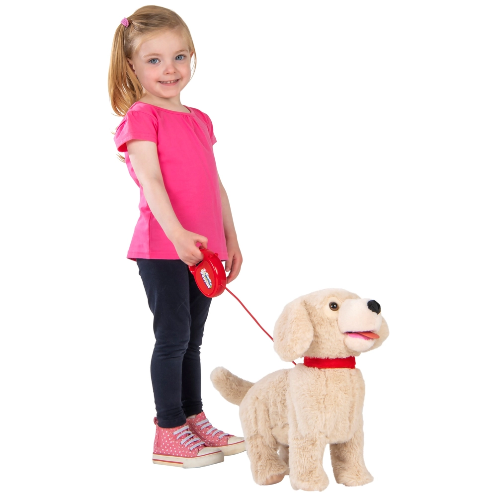 Fluffy Puppies Benson the Walking Licking Puppy Smyths Toys UK