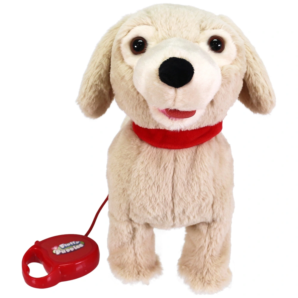 Fluffy Puppies Peluche interactive Chiot Labrador 33 cm Smyths