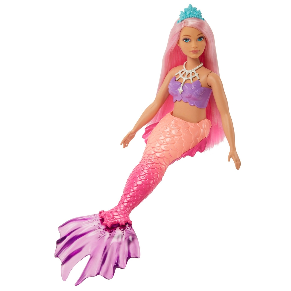 knecht Mark Hoge blootstelling Barbie Dreamtopia zeemeermin met paars topje | Smyths Toys Nederland