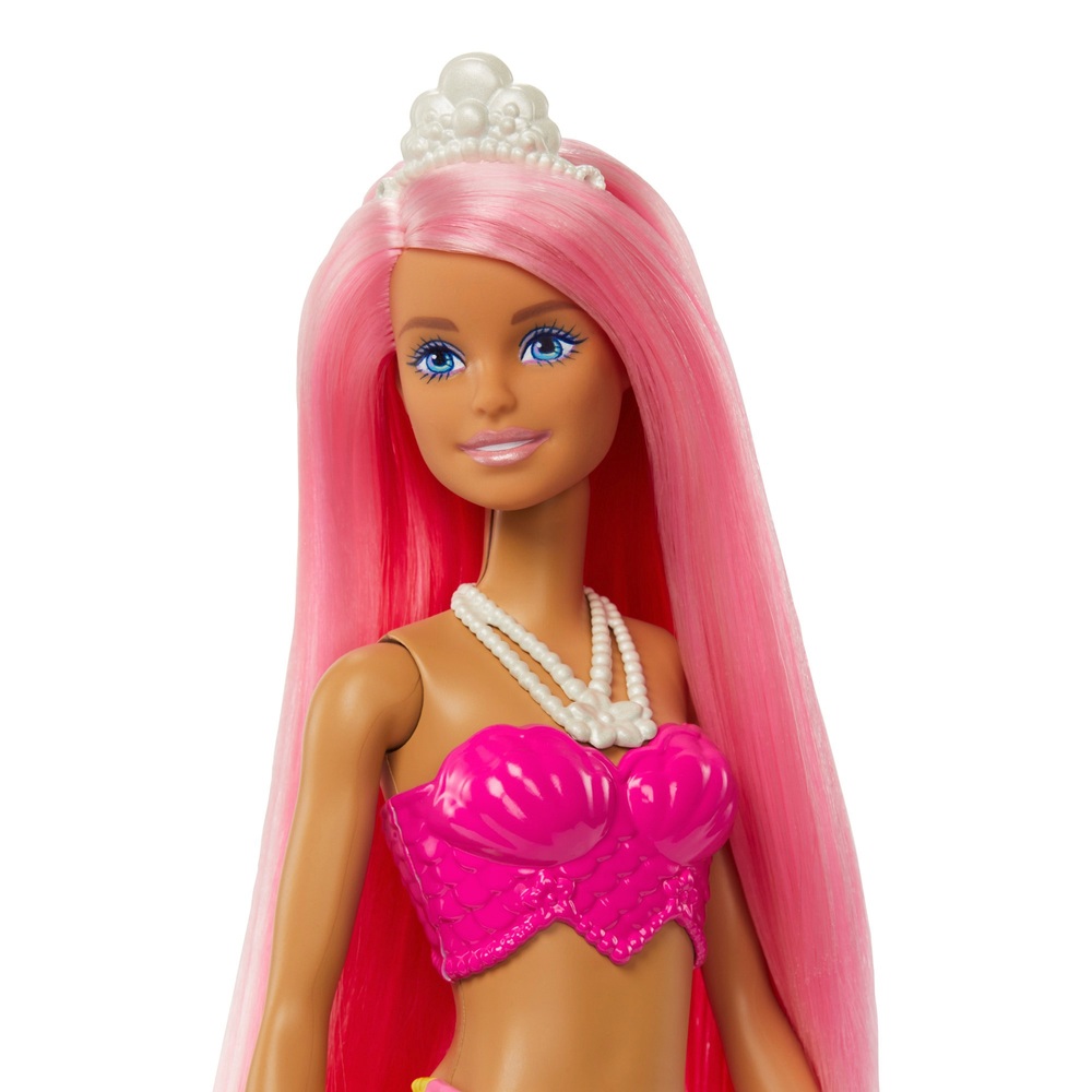 Excentriek Voorgevoel Minachting Barbie Dreamtopia zeemeermin pop met roze haar | Smyths Toys Nederland