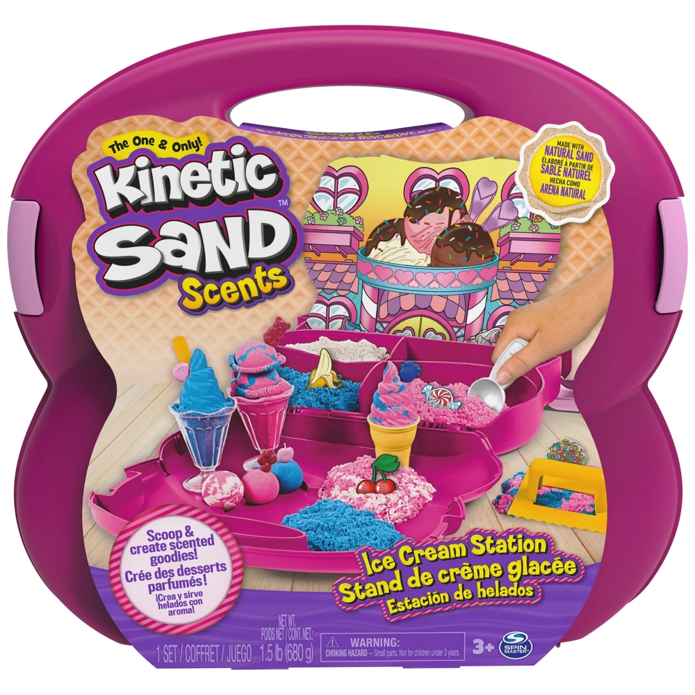Kinetic Sand Ice Cream Station Set Smyths Toys Ireland