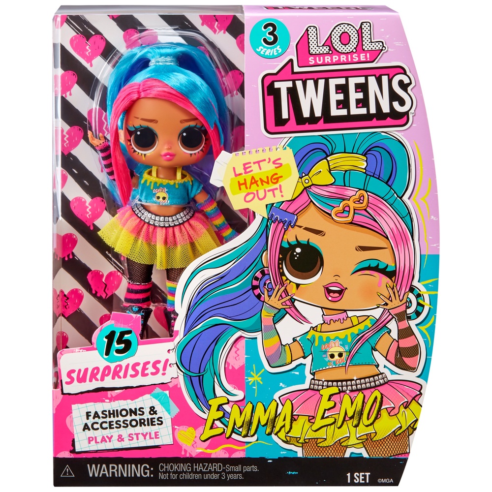 L.O.L. Surprise! Tweens Puppe Emma Emo Aus Serie 3 Mit Zubehör | Smyths ...