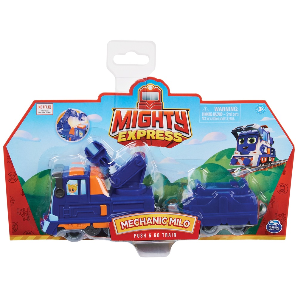Mighty Express Mechanic Milo Zug mit funktionsfähigem Werkzeug Smyths