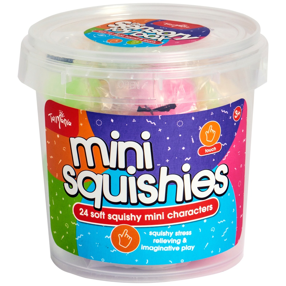 Toy Mania Tub - 24 Mini Squishies