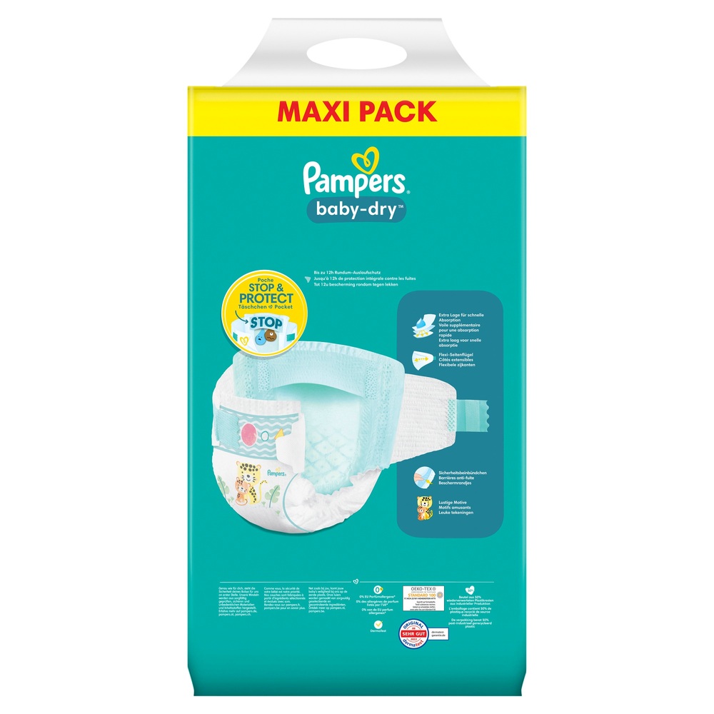 Kwelling paneel overal Pampers Baby Dry Windeln Gr. 3 (6-10 kg) Maxi Pack 124 Stück | Smyths Toys  Deutschland