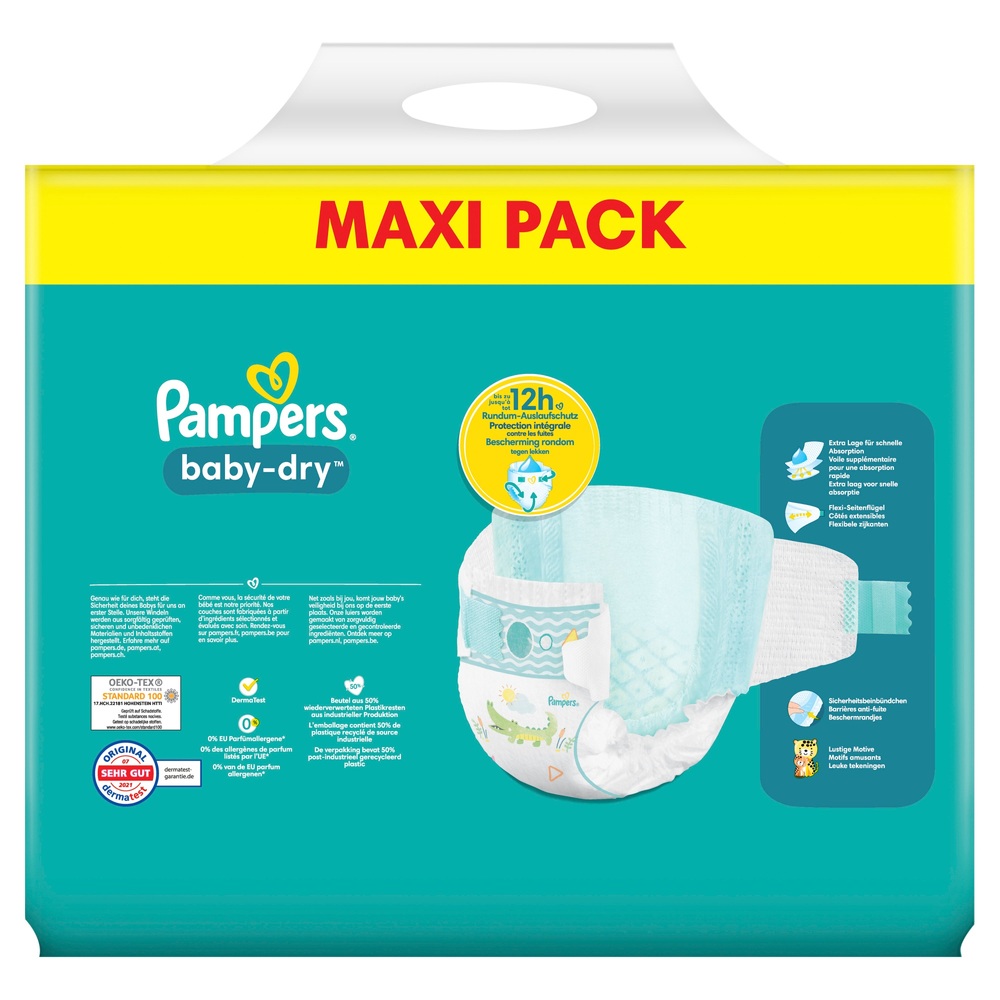 Pampers Baby Dry Windeln XL Gr. 6 kg) Maxi Pack 78 Stück | Smyths Deutschland