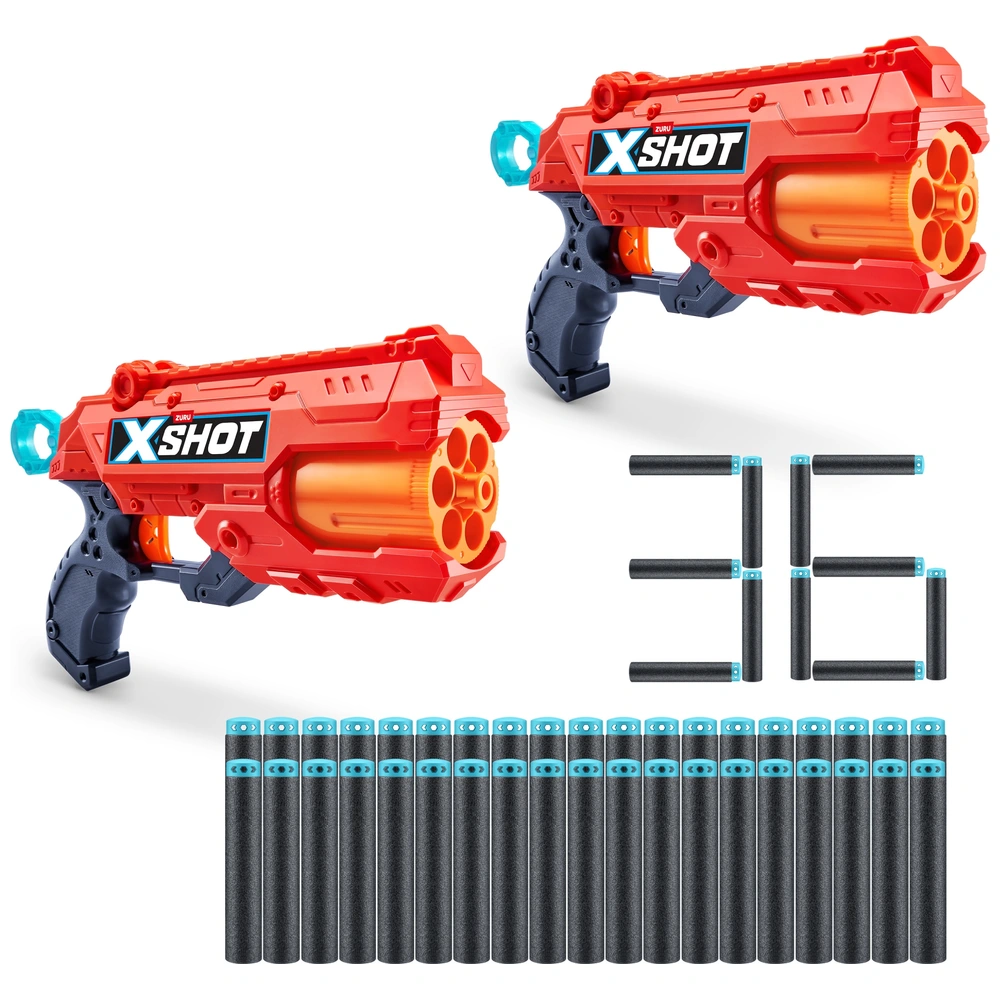 XSHOT Blaster Reflex 6 2er Set mit 36 Pfeilen | Smyths Toys Schweiz