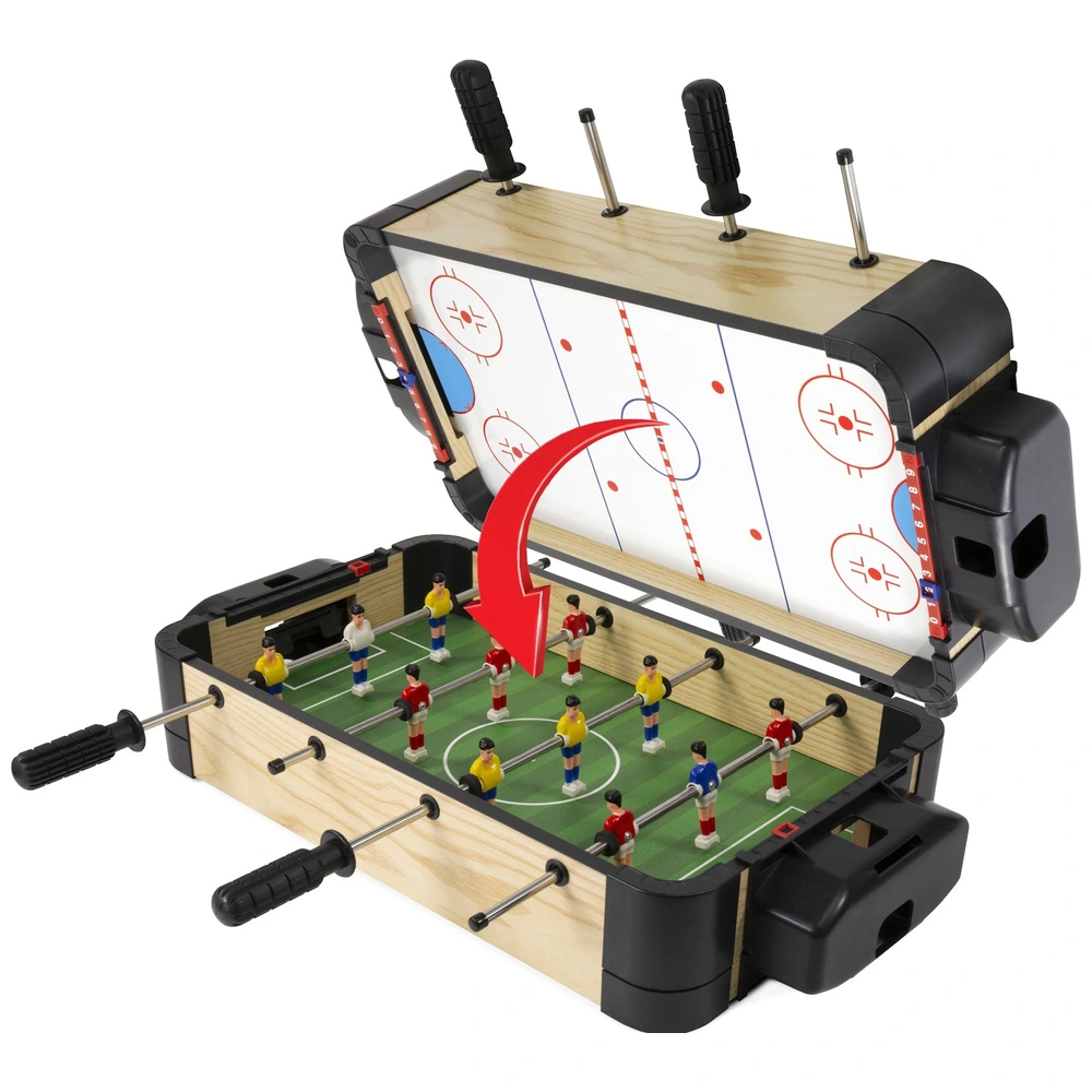 2-in-1 Football and Air Hockey Table Top Smyths Toys UK