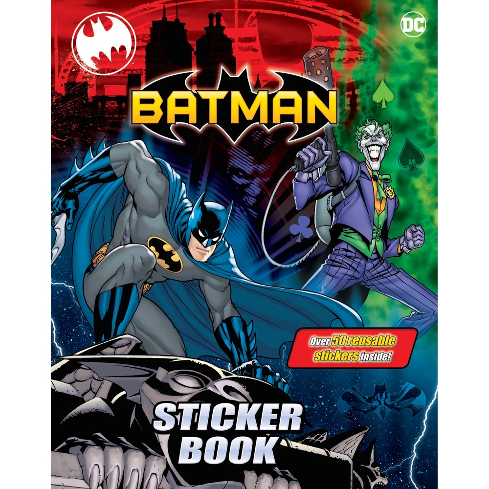 Batman Colour, Sticker and Activity Book Pack with Over 100 Stickers