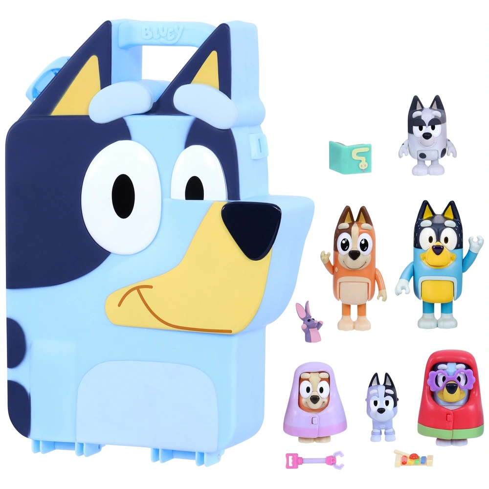 Bluey's Ultieme Meeneem Koffer Verzamelkoffer Speelset | Smyths